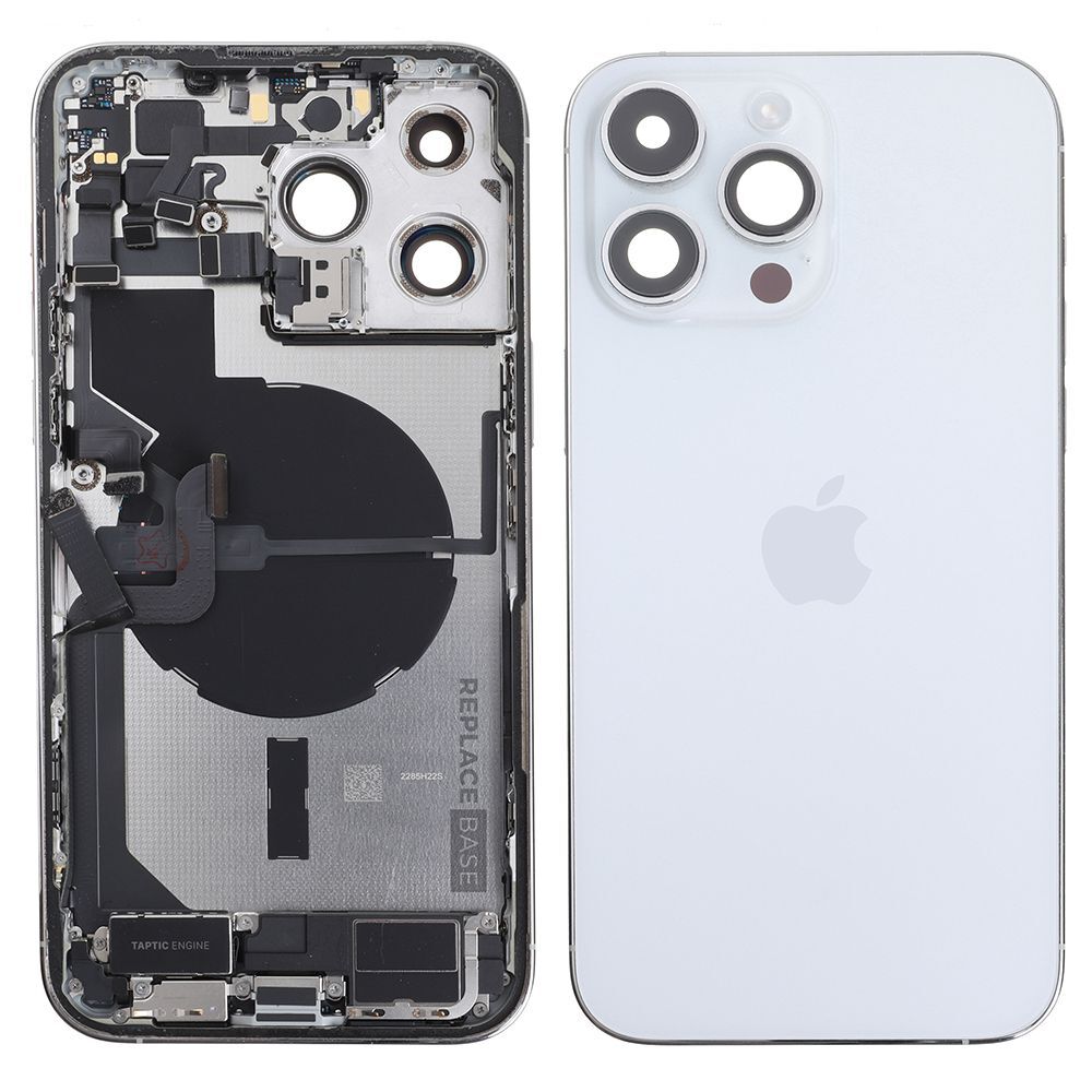 Apple iPhone 14 Pro Max Backcover - With Small Parts - Refurbished - Silver
