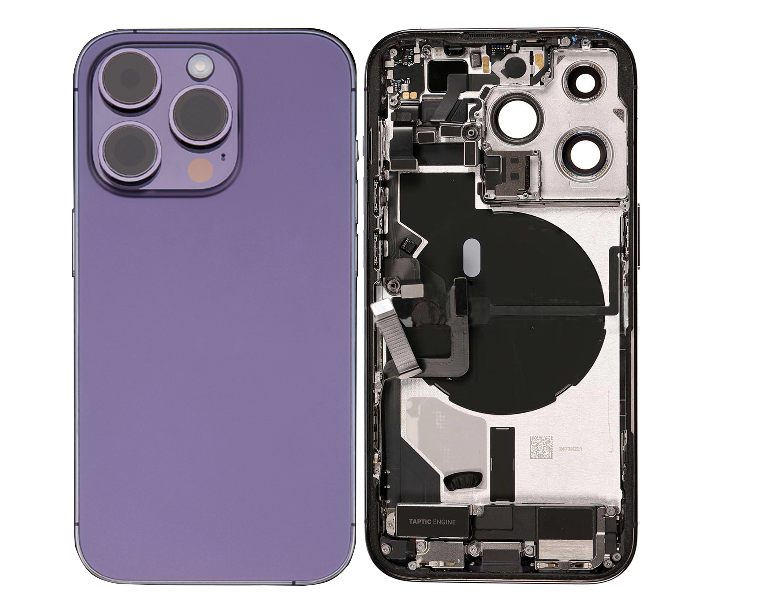 Apple iPhone 14 Pro Max Backcover - With Small Parts - Refurbished - Purple