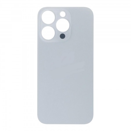 Apple iPhone 14 Pro MAX Backcover Glass - (Wide Camera Opening) - Silver OEM