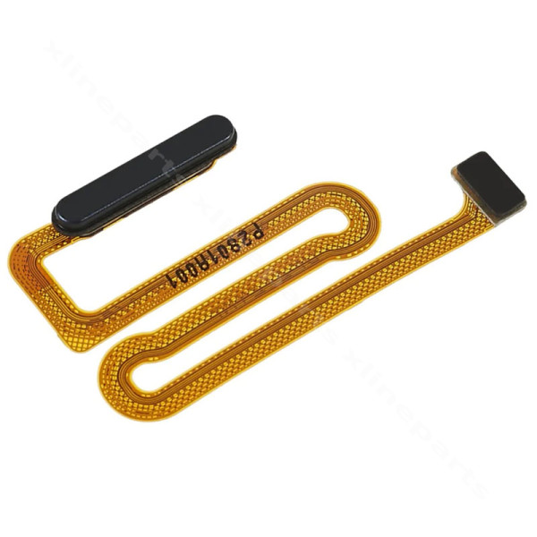 Flex Cable Fingerprint Sensor Power Button Samsung A14 4G A145 black (Original)
