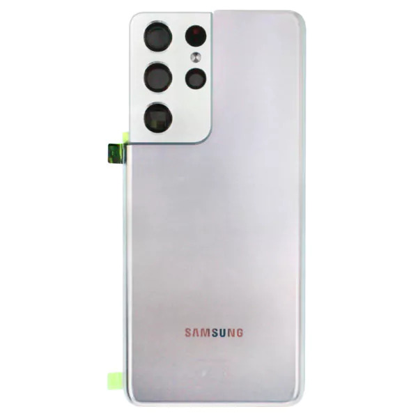 Samsung Galaxy S21 Ultra Backcover silver ORIGINAL