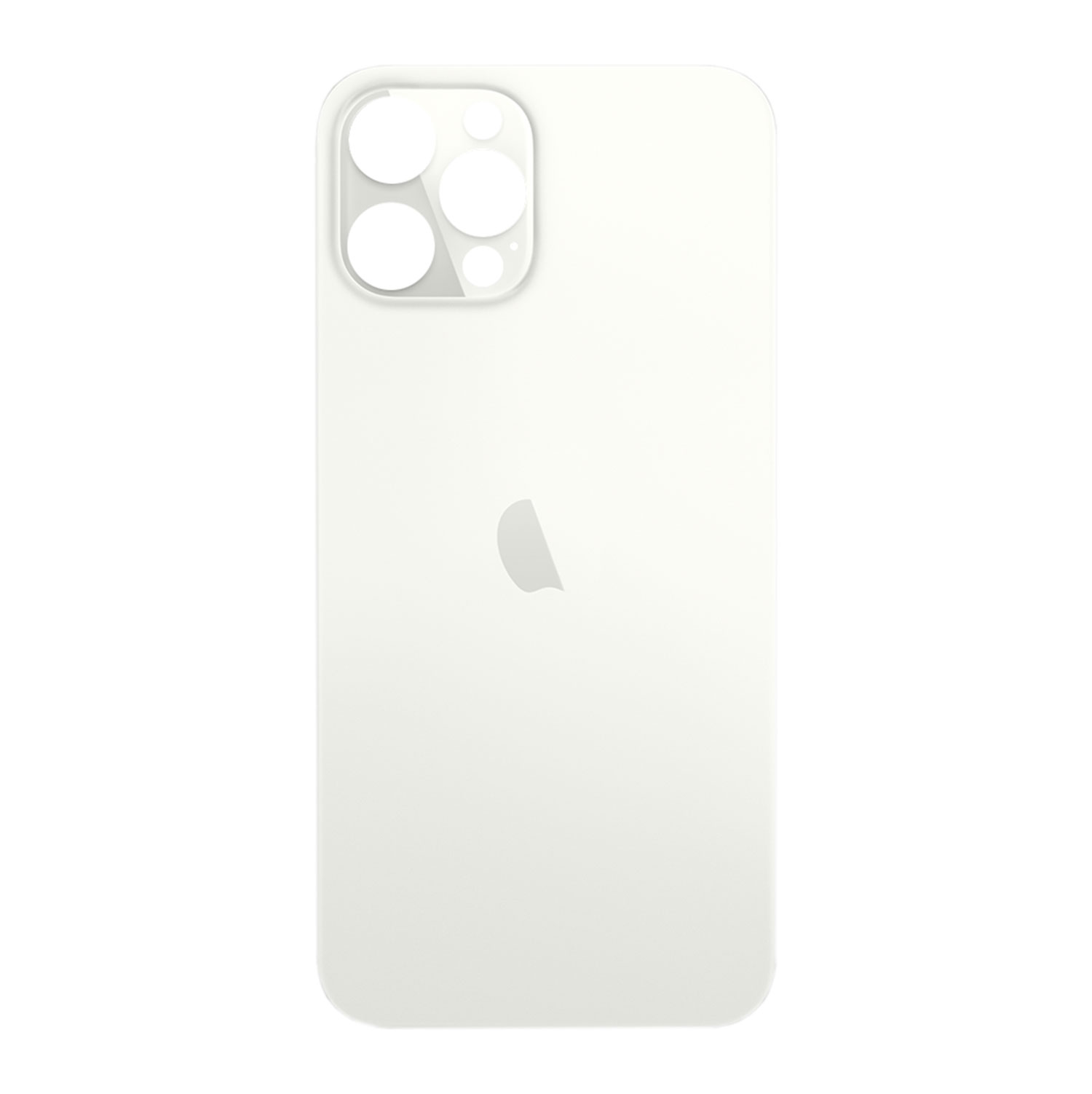 Apple iPhone 12 Pro Max Backcover Glass - (Wide Camera Opening) - White OEM