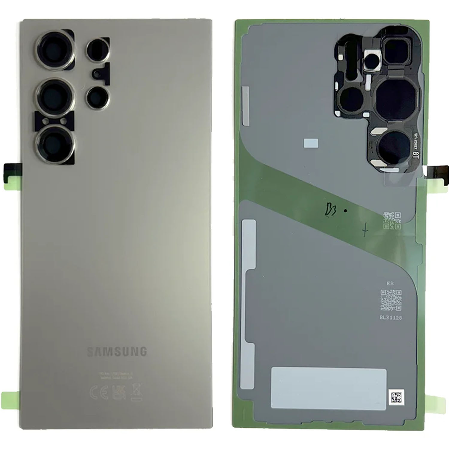 Samsung Galaxy S24 Ultra S928B Back Cover With Lens Titanium Grey Original