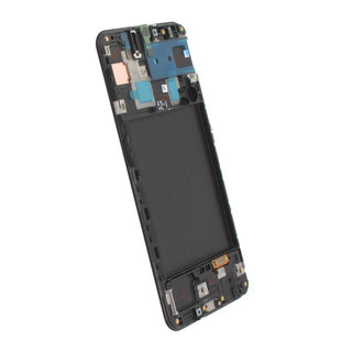 LCD Complete Frame Samsung A30 A305 black Soft OLED