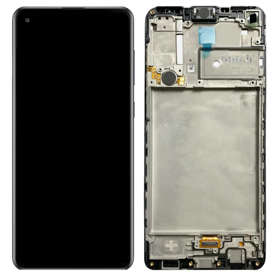 LCD Complete Frame Samsung A21s A217 black (Service Pack)