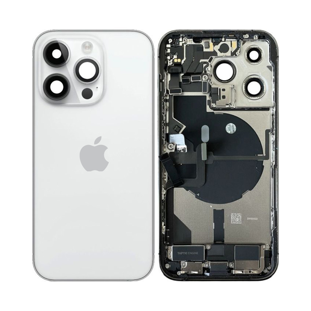 Apple iPhone 14 Pro Backcover - With Small Parts - Refurbished - Silver
