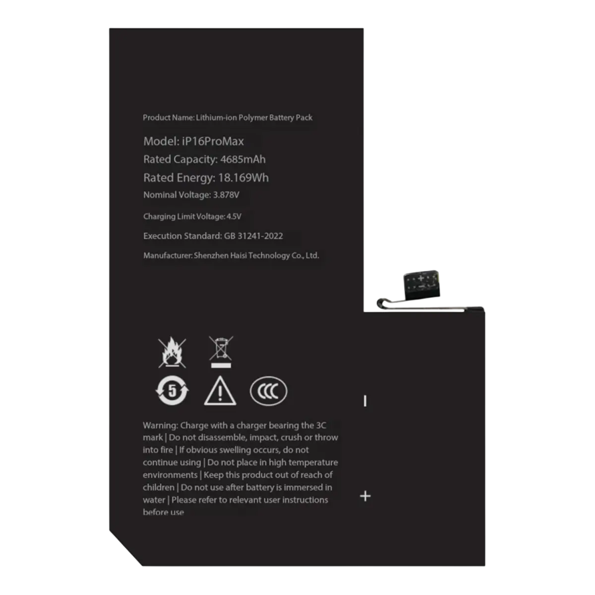 Apple iPhone 16 Pro Max Battery - 4685mAh ORIGINAL
