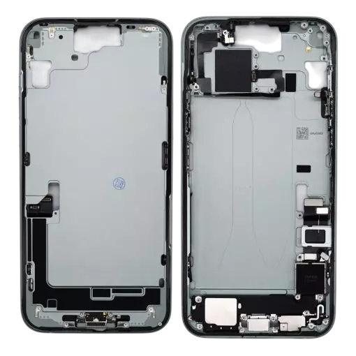 Apple iPhone 16 Pro Backcover - Pulled + Frame + Small Parts - Black