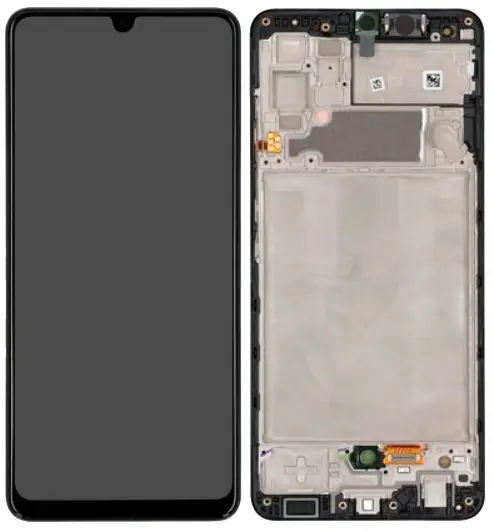 Samsung Galaxy A32 A325F Display And Digitizer With Frame Black Service Pack