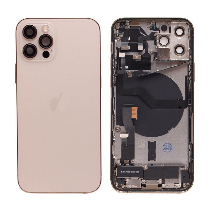 Apple iPhone 12 Pro Backcover - With Small Parts - Refurbished - Gold