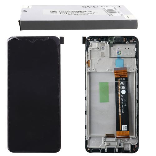 Samsung Galaxy A13 A135F Display And Digitizer With Frame Black ORIGINAL