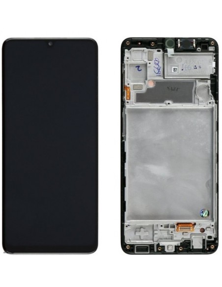 Samsung Galaxy A22 A225F Display And Digitizer With Frame Black Service Pack