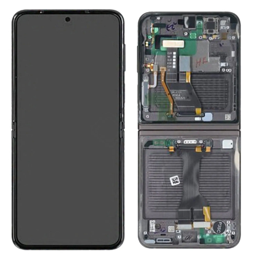 Samsung Galaxy Z Flip5 F731B Main Display And Digitizer With Frame Blue Service Pack