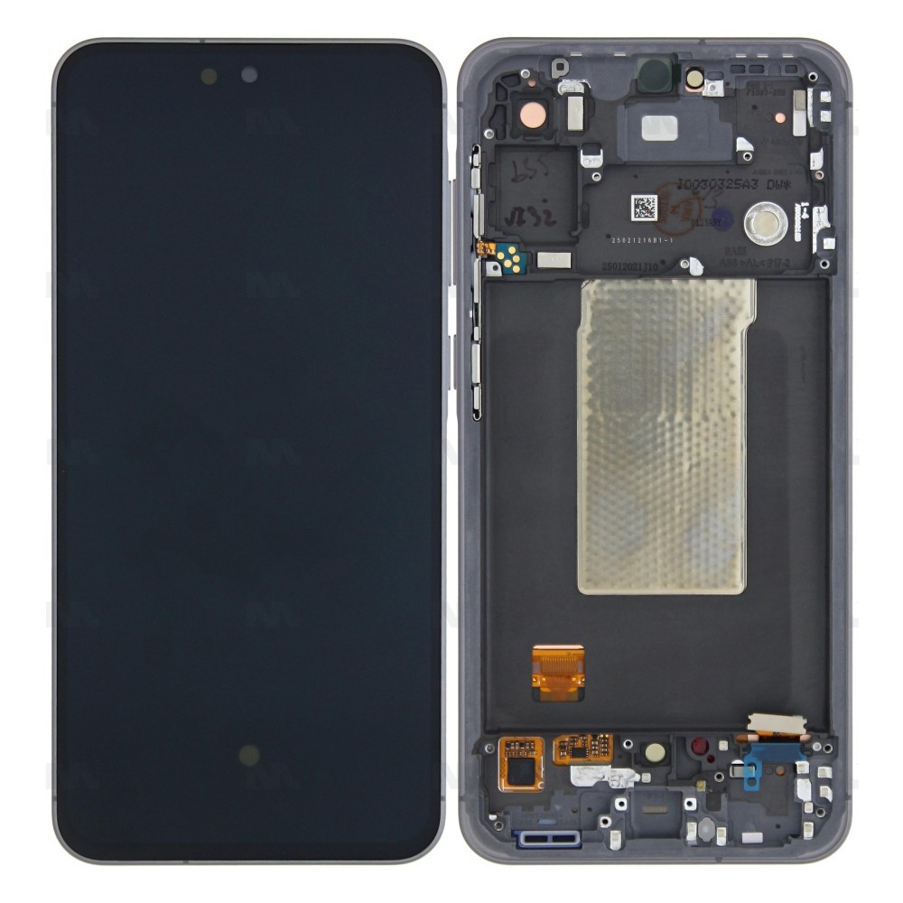 Samsung Galaxy A56 A566B Display And Digitizer With Frame Graphite Service Pack