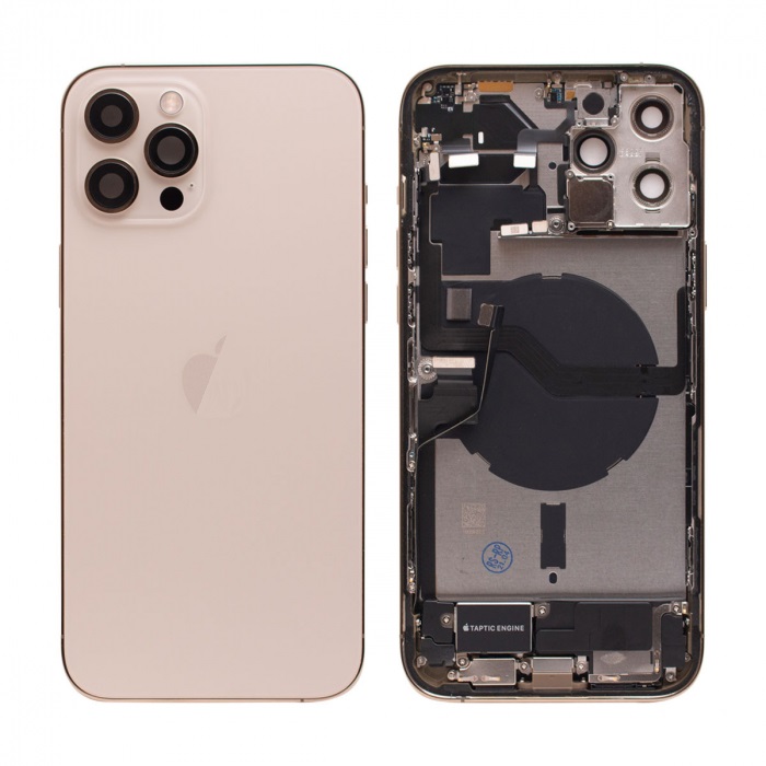 Apple iPhone 12 Pro Max Backcover - With Small Parts - Refurbished - Gold